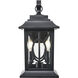 Allbert 2 Light 16.28 inch Powder Coated Black Outdoor Wall Sconce